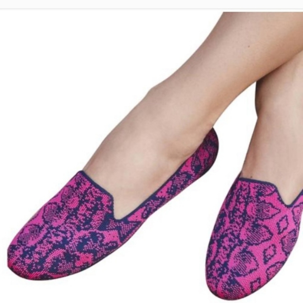 Rothy's Snakeskin Print Shoes sz 7.5